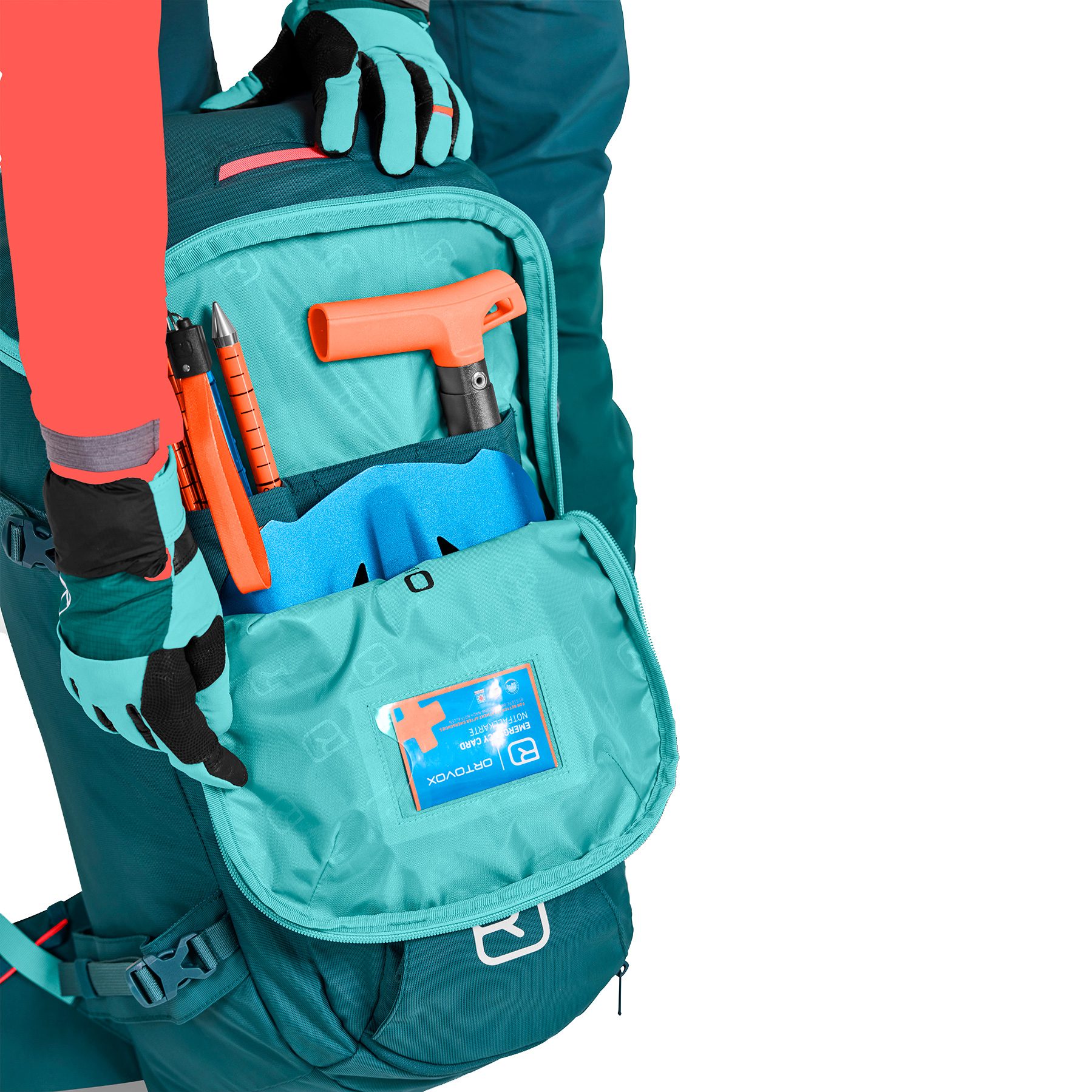 Haute Route 38 S Skitouring Backpack pacific green