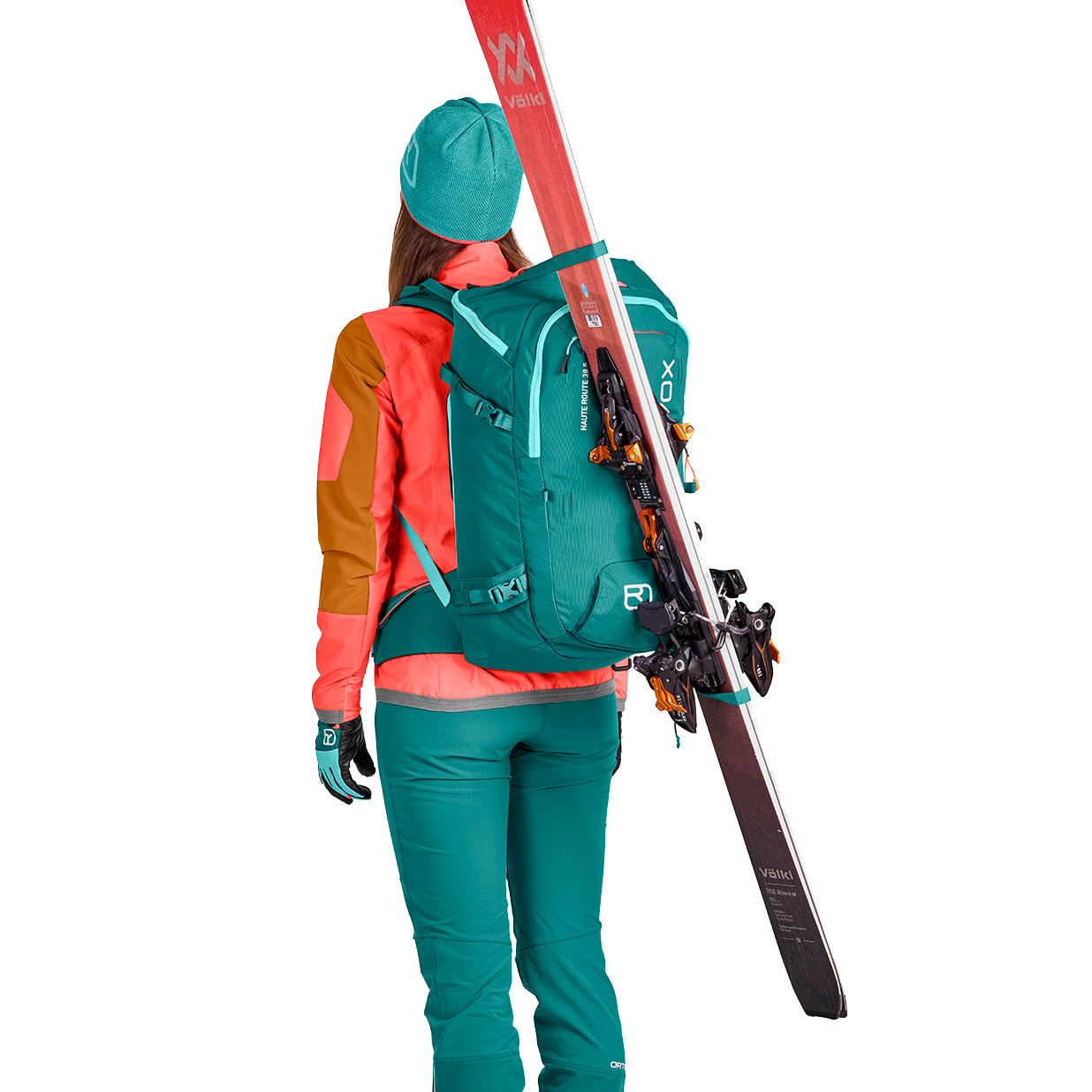 Haute Route 38 S Skitourenrucksack pacific green