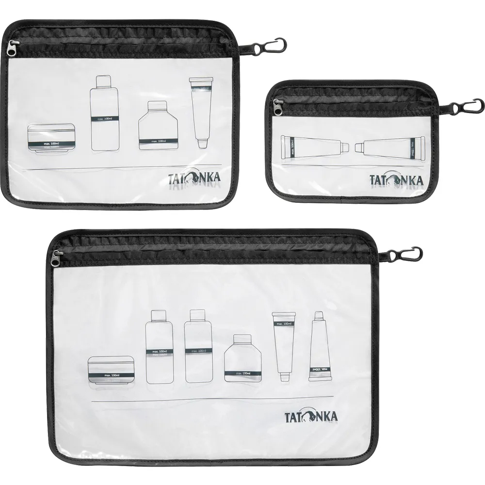 Zip Flight Bag Set black