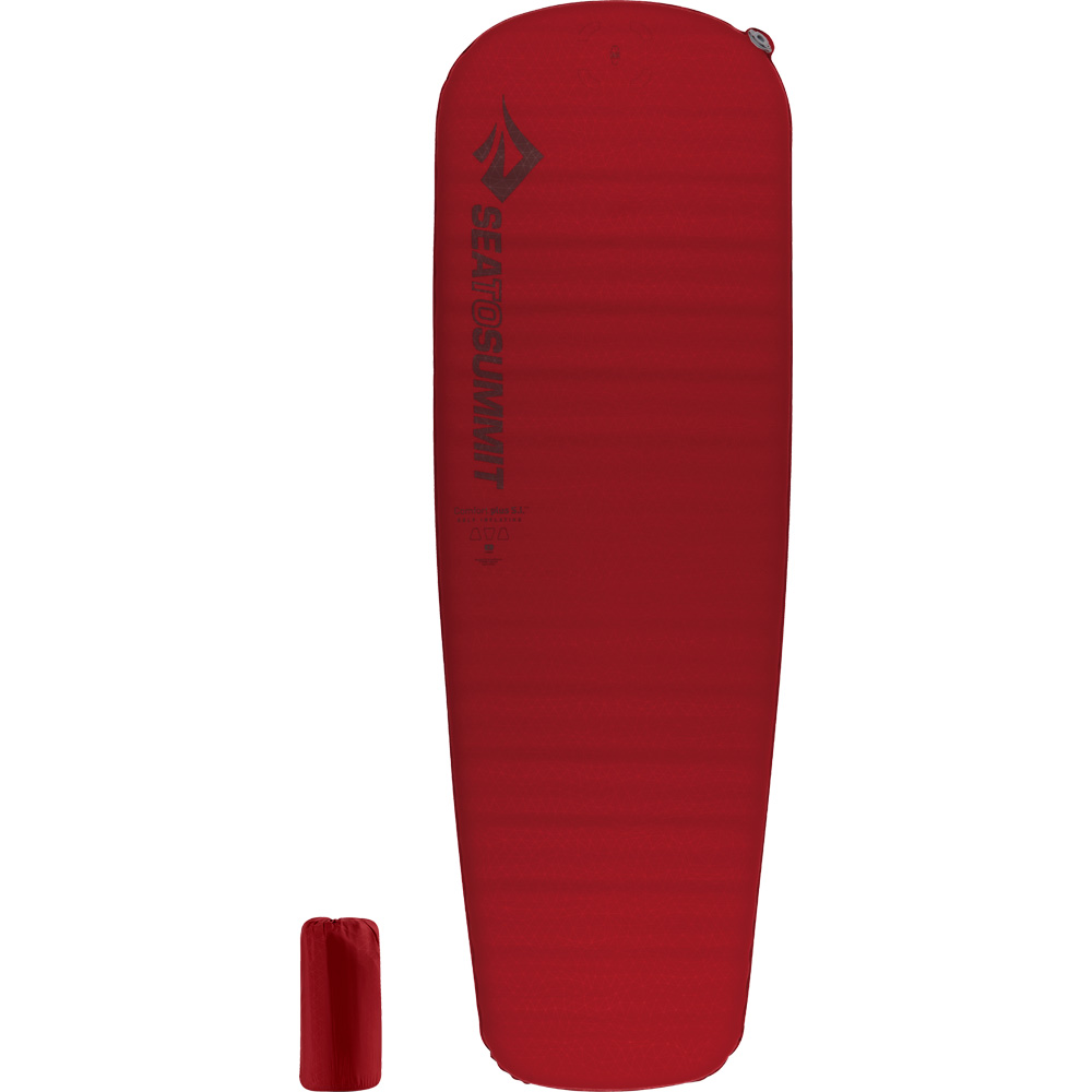 Comfort Plus Self Inflating Mat Large crimson