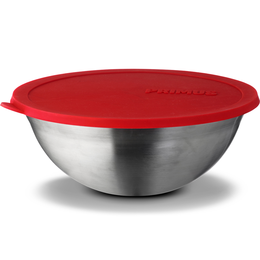 Campfire Bowl Edelstahlschüssel mit Deckel rot