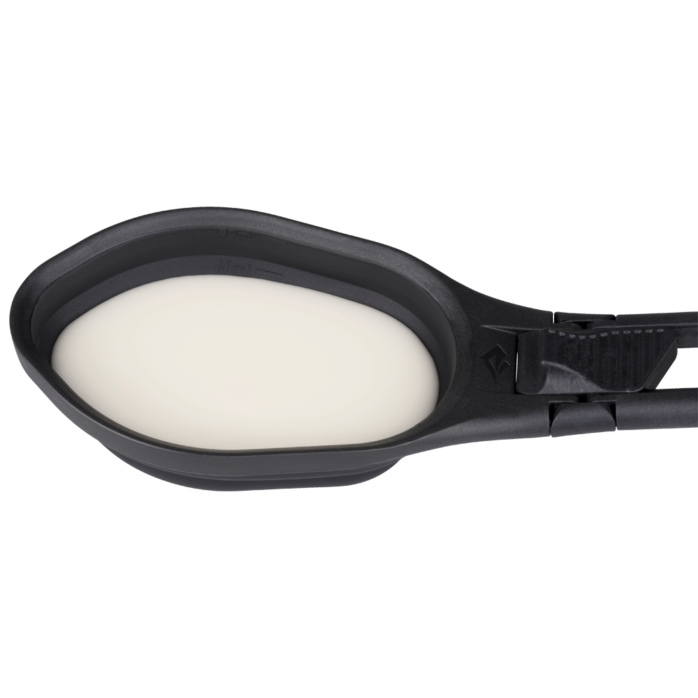 Camp Kitchen Folding Serving Spoon schwarz