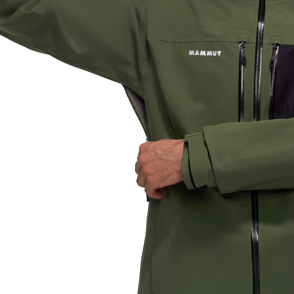 Stoney Hardshell Jacket Men dark marsh