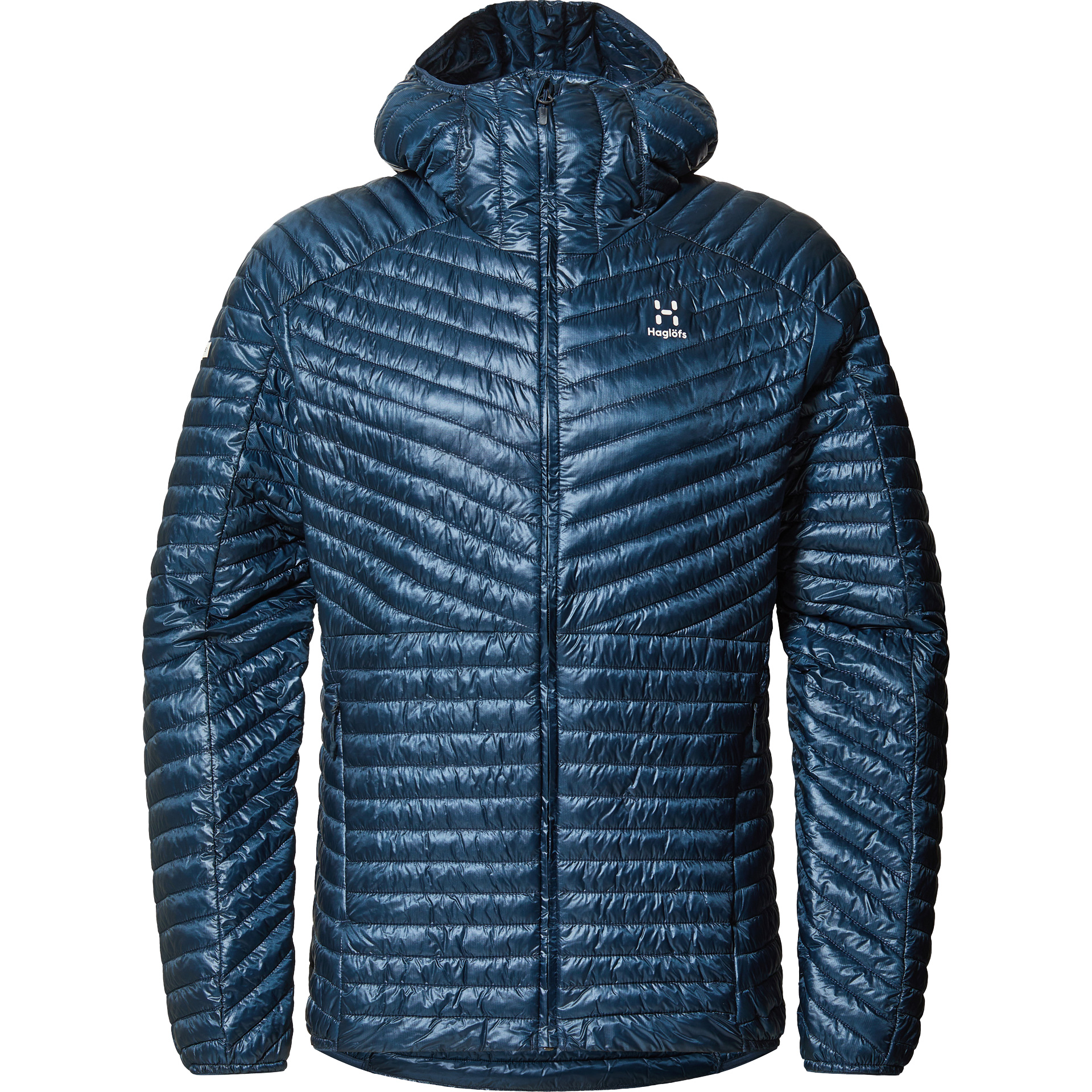 L.I.M Mimic Hood Insulating Jacket Men tarn blue