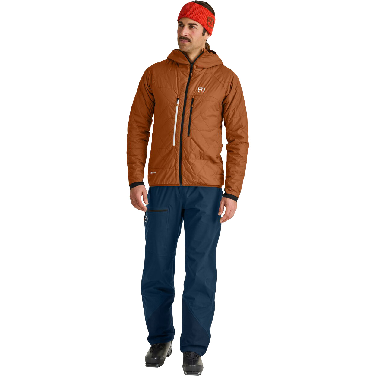 Swisswool Piz Boè Isolationsjacke Herren bristle brown