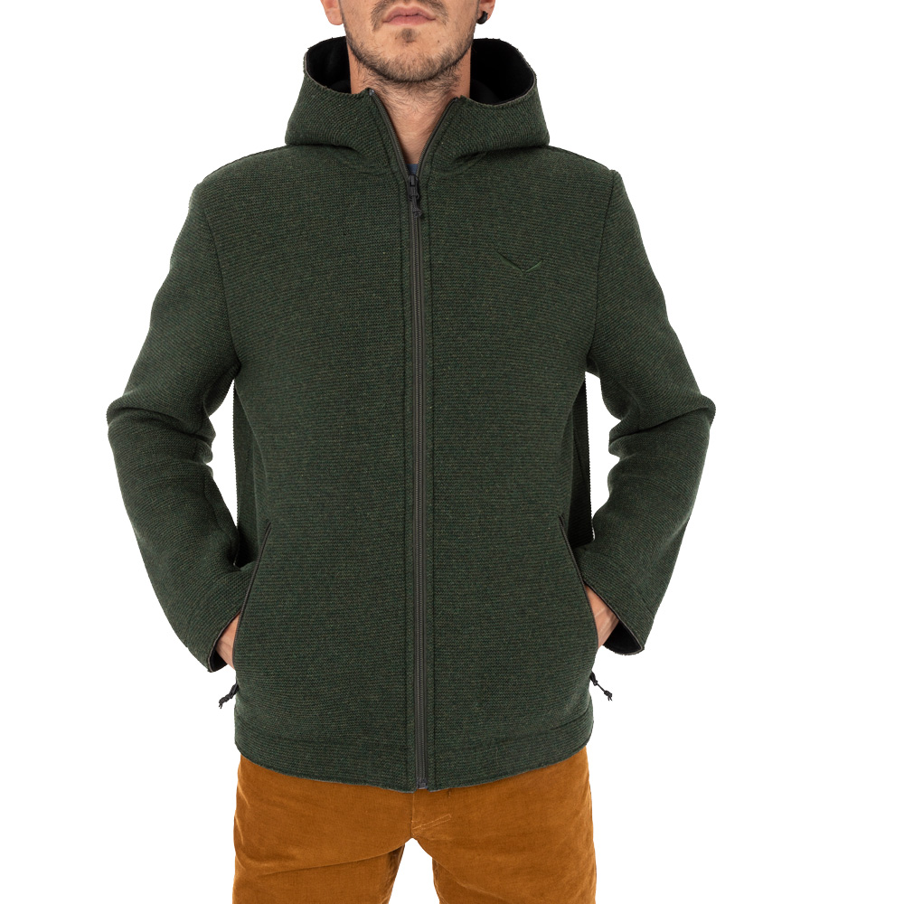 Sarner Full-Zip Hoodie Men dark olive