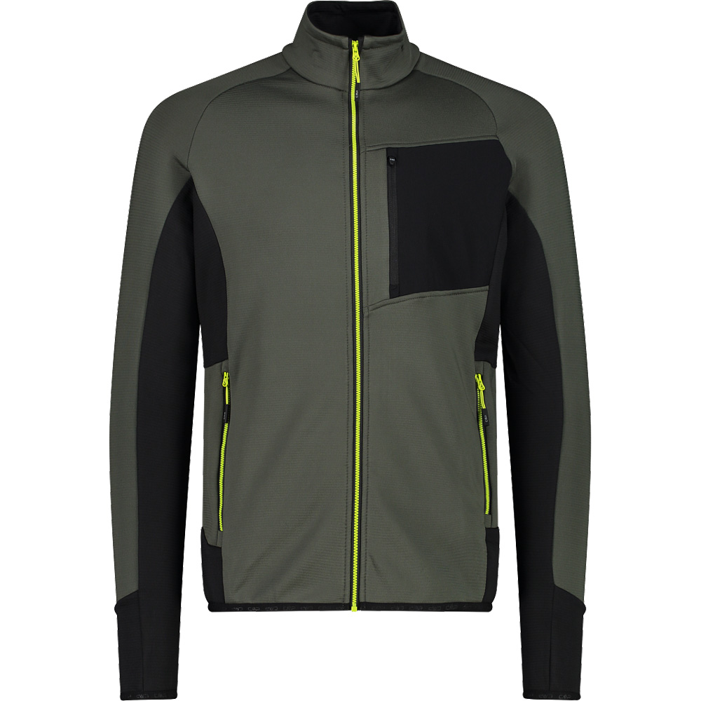 Fleecejacke Herren oil green