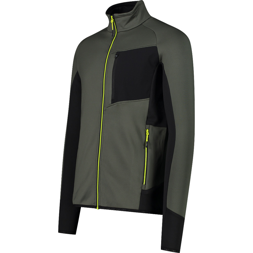 Fleecejacke Herren oil green