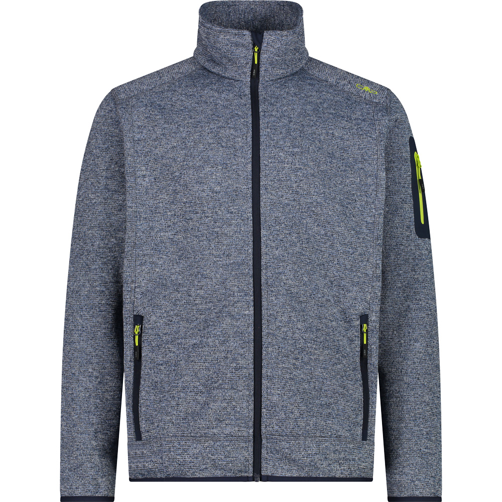 Knit-Tech Fleece Jacket Men blue