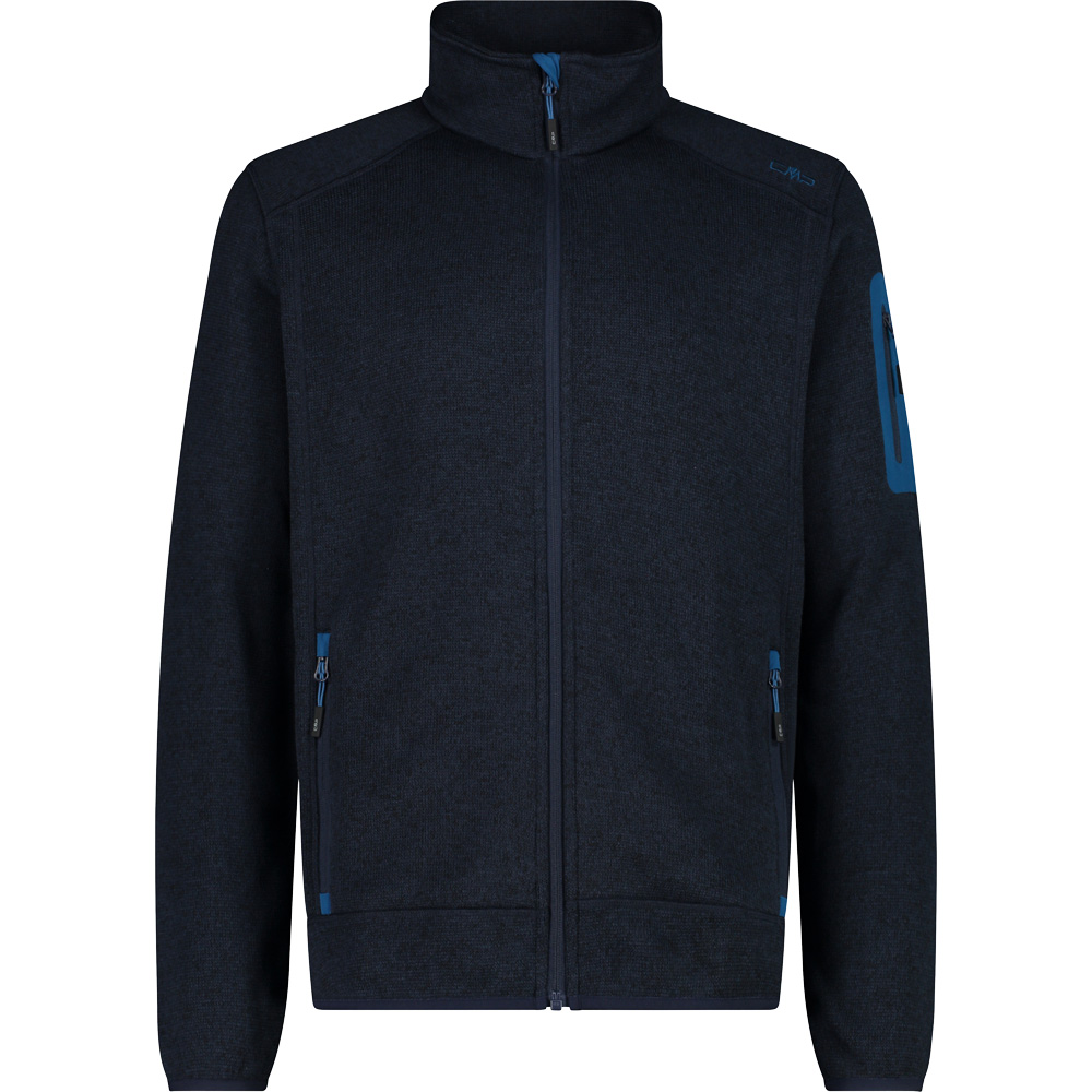 Knit-Tech Fleece Jacket Men blue