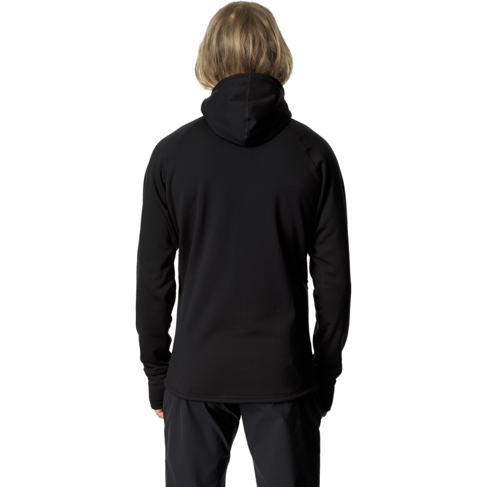 Power Houdi Fleecjacke Herren trueblack