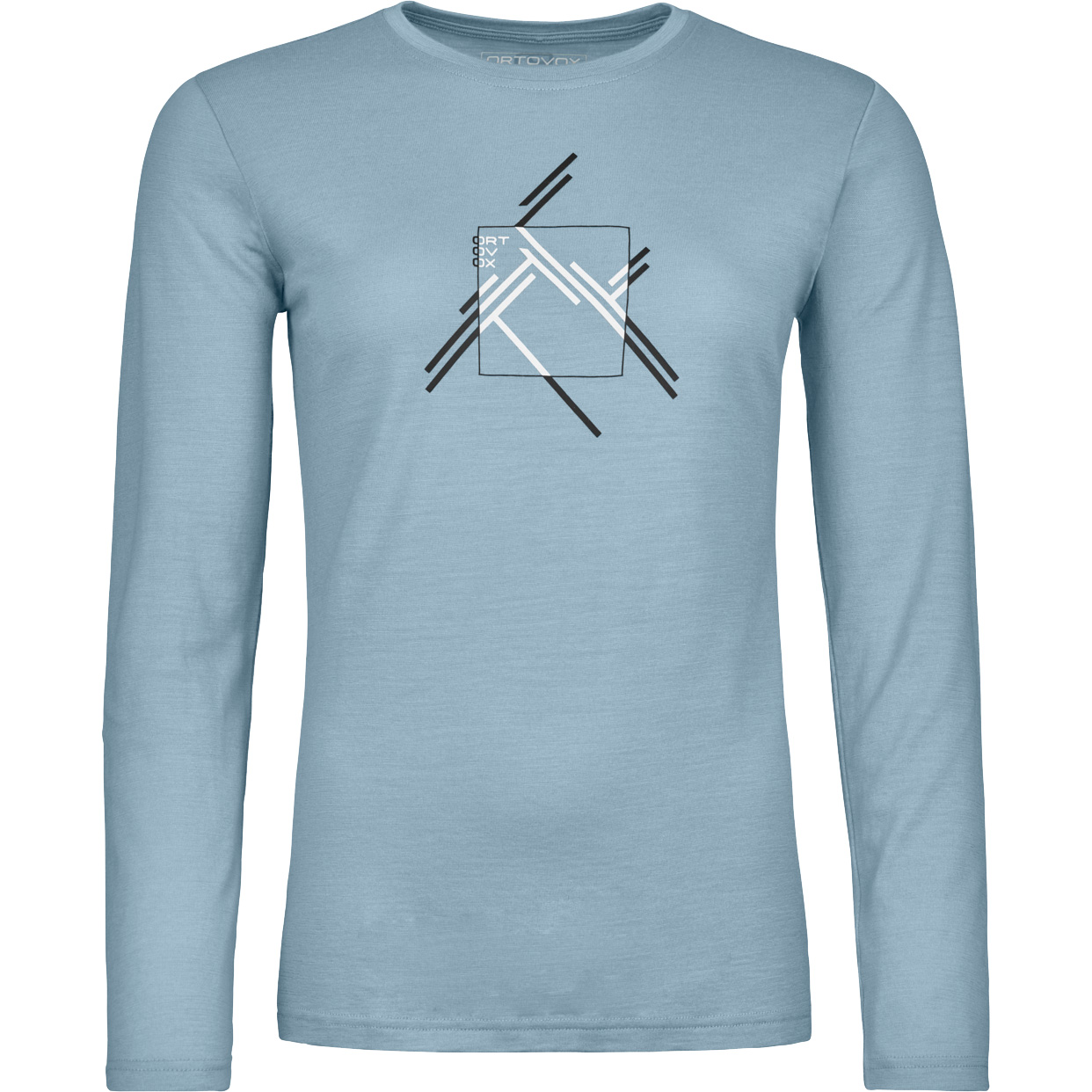 185 Merino Mountain Longsleeve Women glacier grey