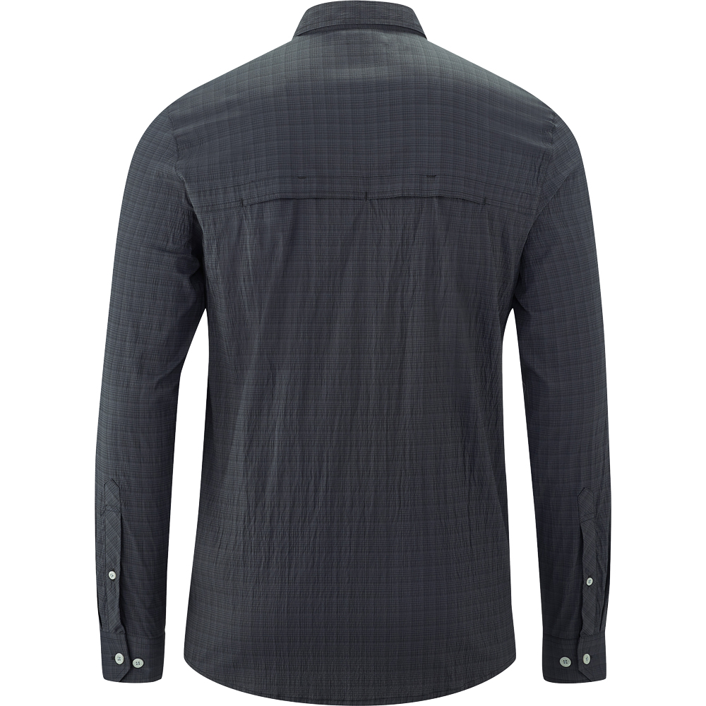 Mats Longsleeve Men black grey check