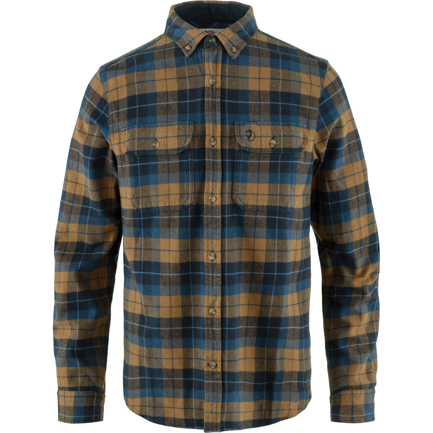 Singi Heavy Flannel Shirt Men dark navy