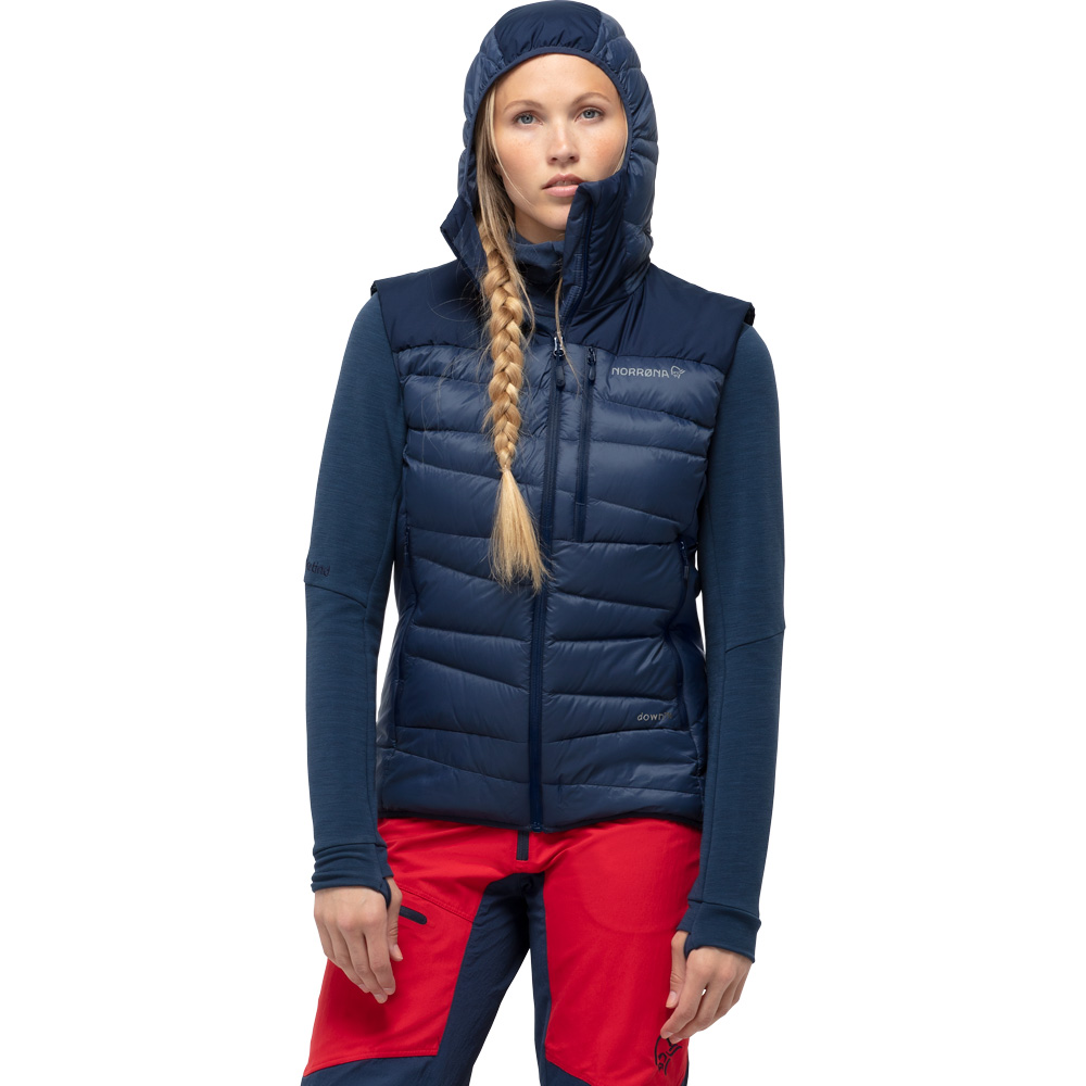 Falketind Down Vest Women indigo night