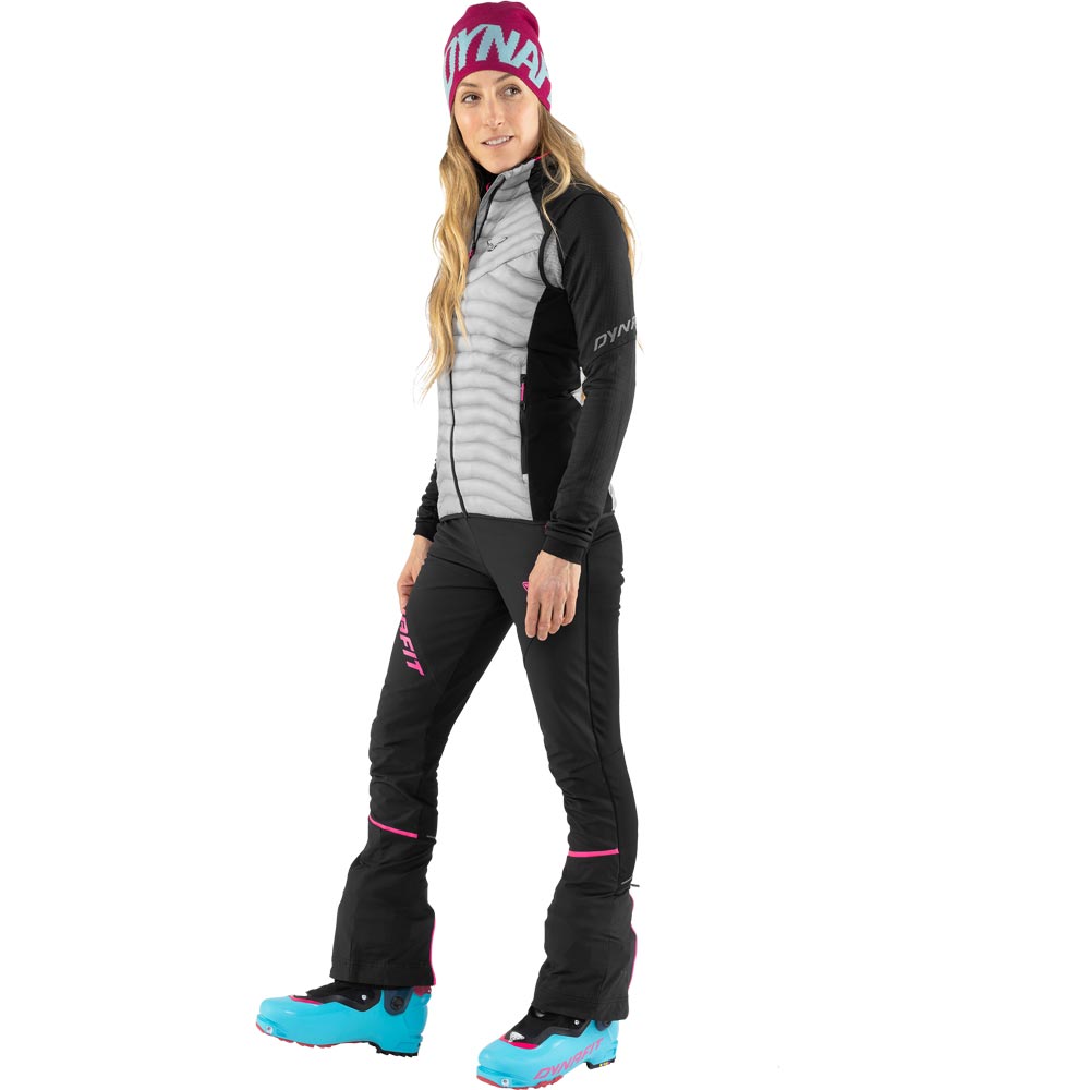 Speed Dynastretch Skitouring Pant Women black out pink glo