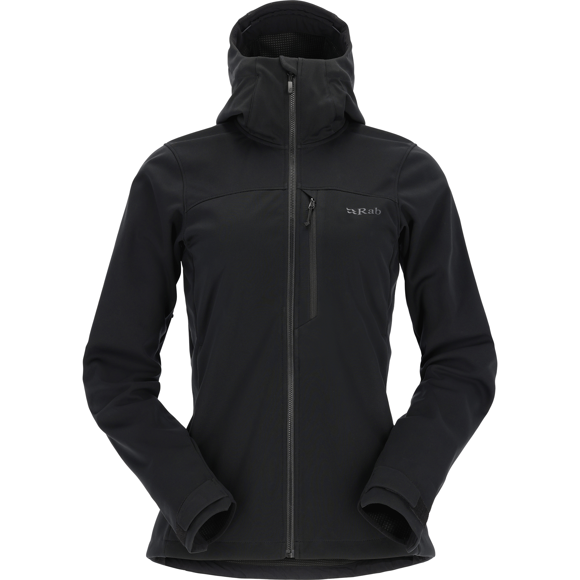 Scimitar Windstopper Softshelljacke Damen schwarz