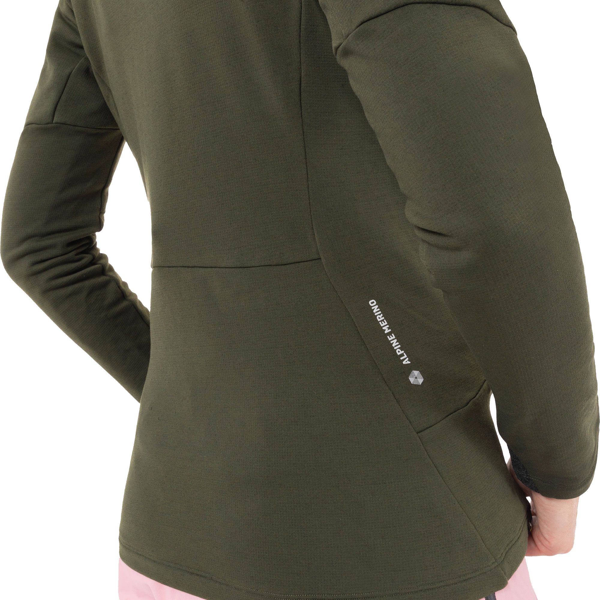 Sella Alpine Merino HD Fleece Jacket Women dark olive