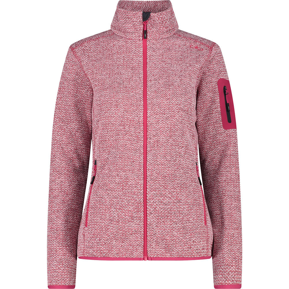 Knit-Tech Fleece Jacket Women fucsia