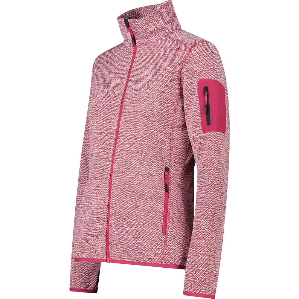 Knit-Tech Fleece Jacket Women fucsia