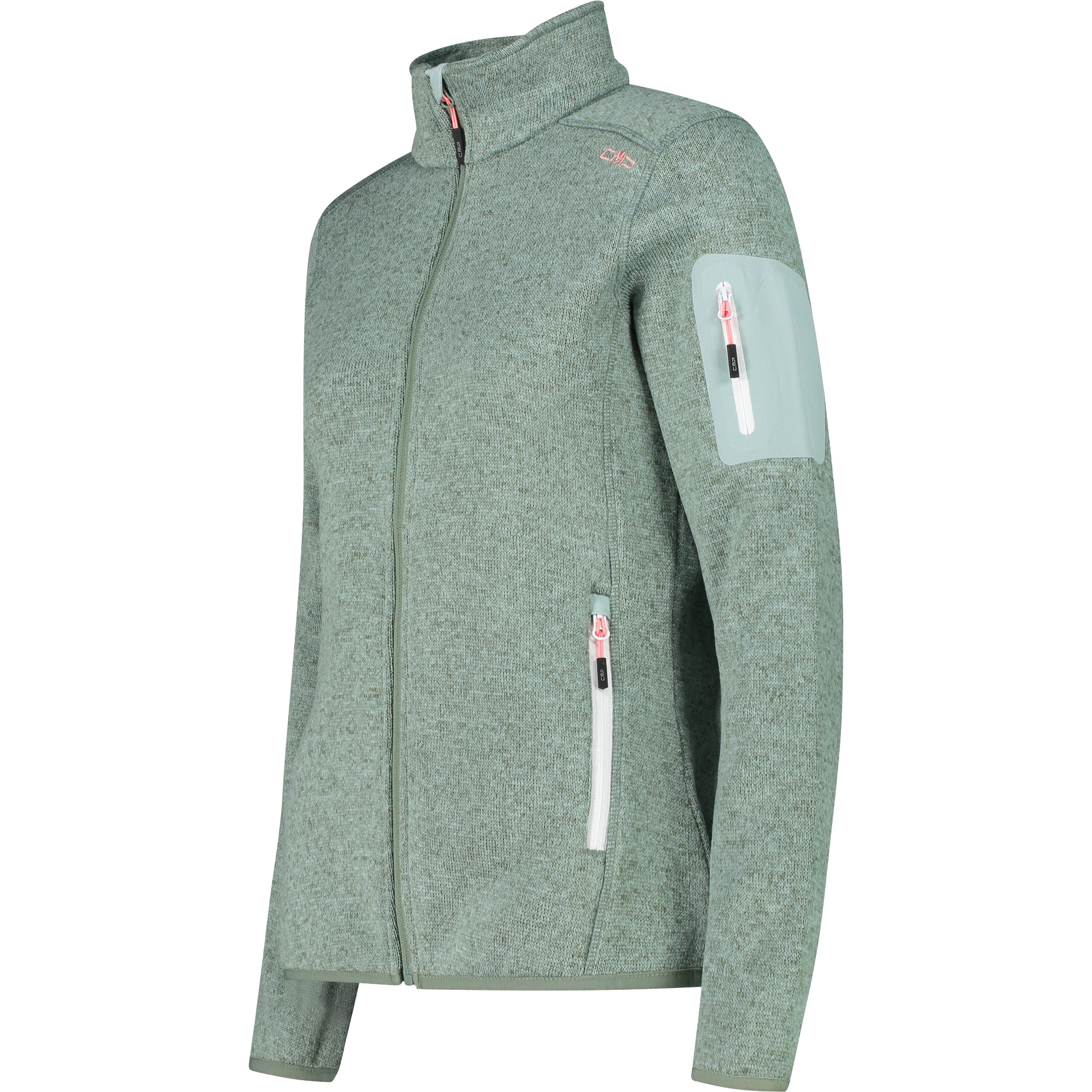 Knit-Tech Fleece Jacket Women jade