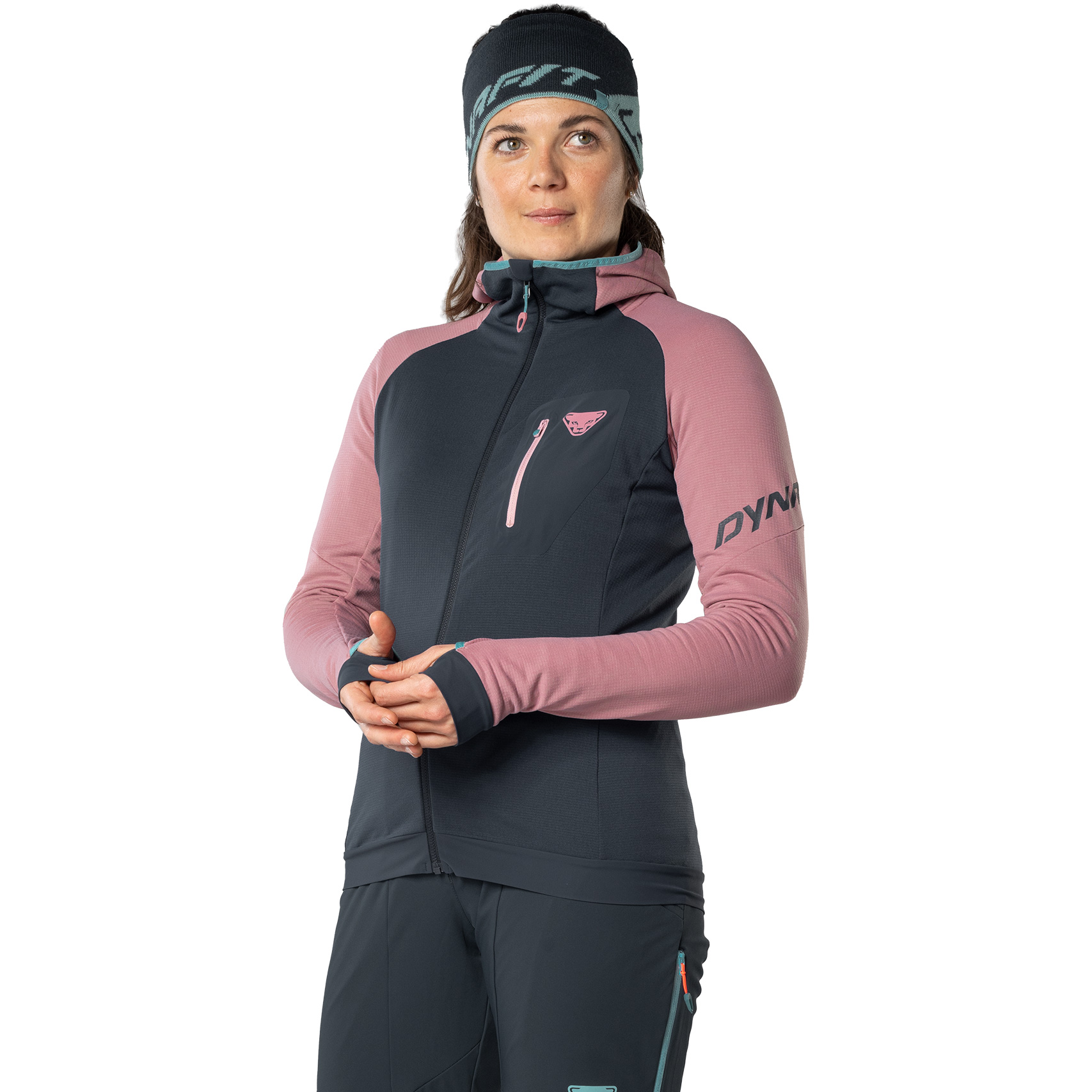 Radical Polartec® Fleecejacke Damen mokarosa