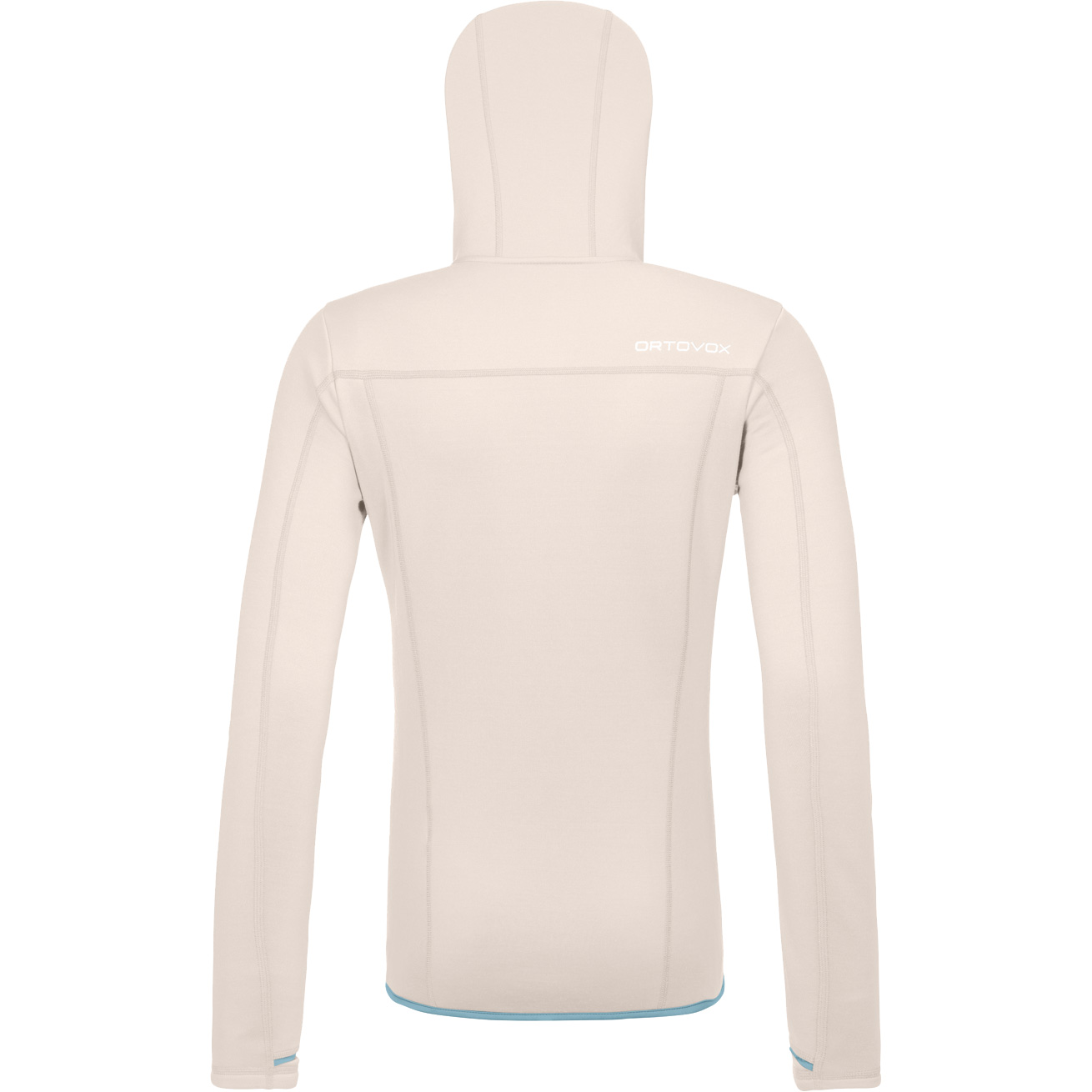 Fleece Hoody Damen white chalk