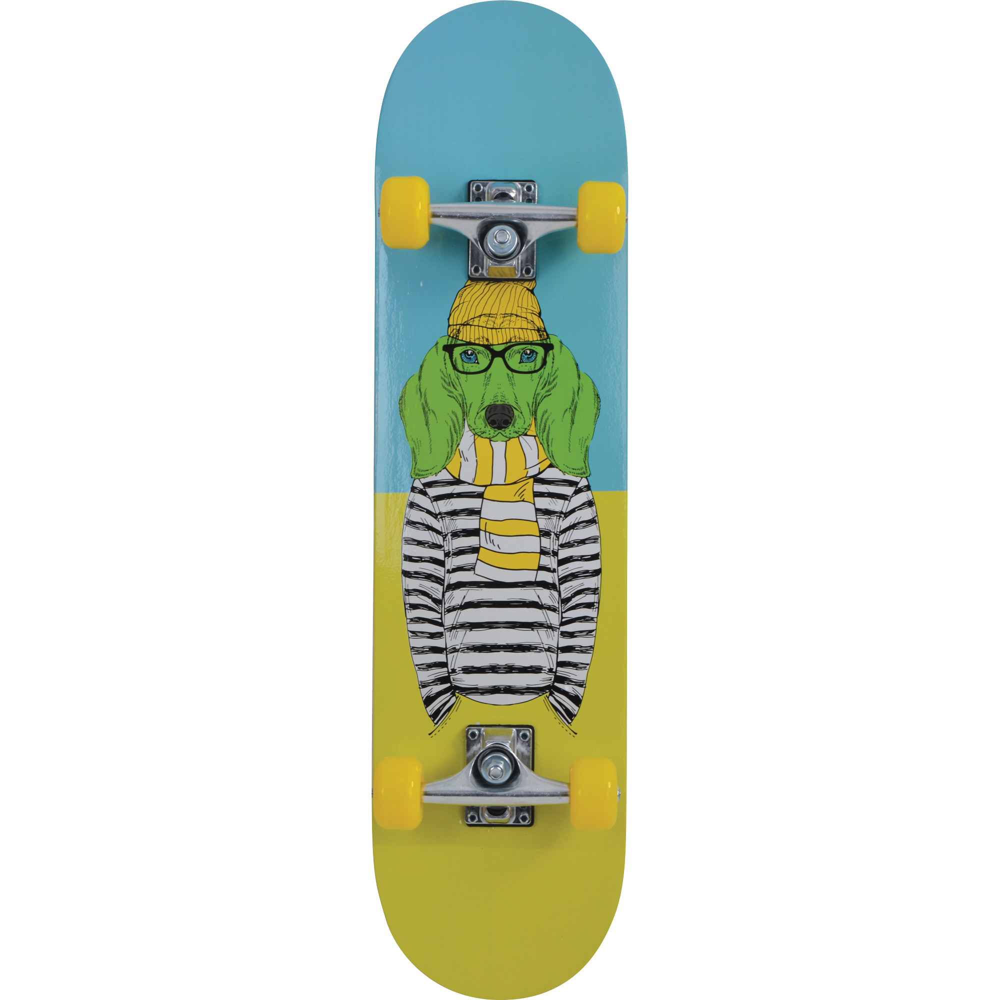 Kicker 31 Skateboard green dog