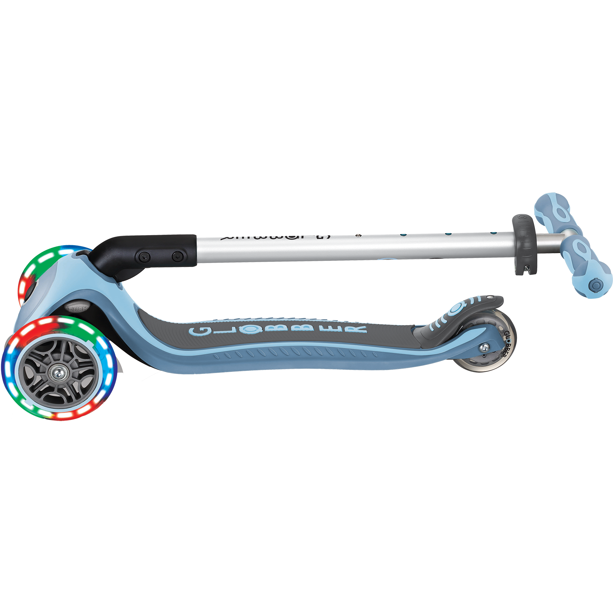 Primo Foldable Premium Lights Scooter KIds maya blue