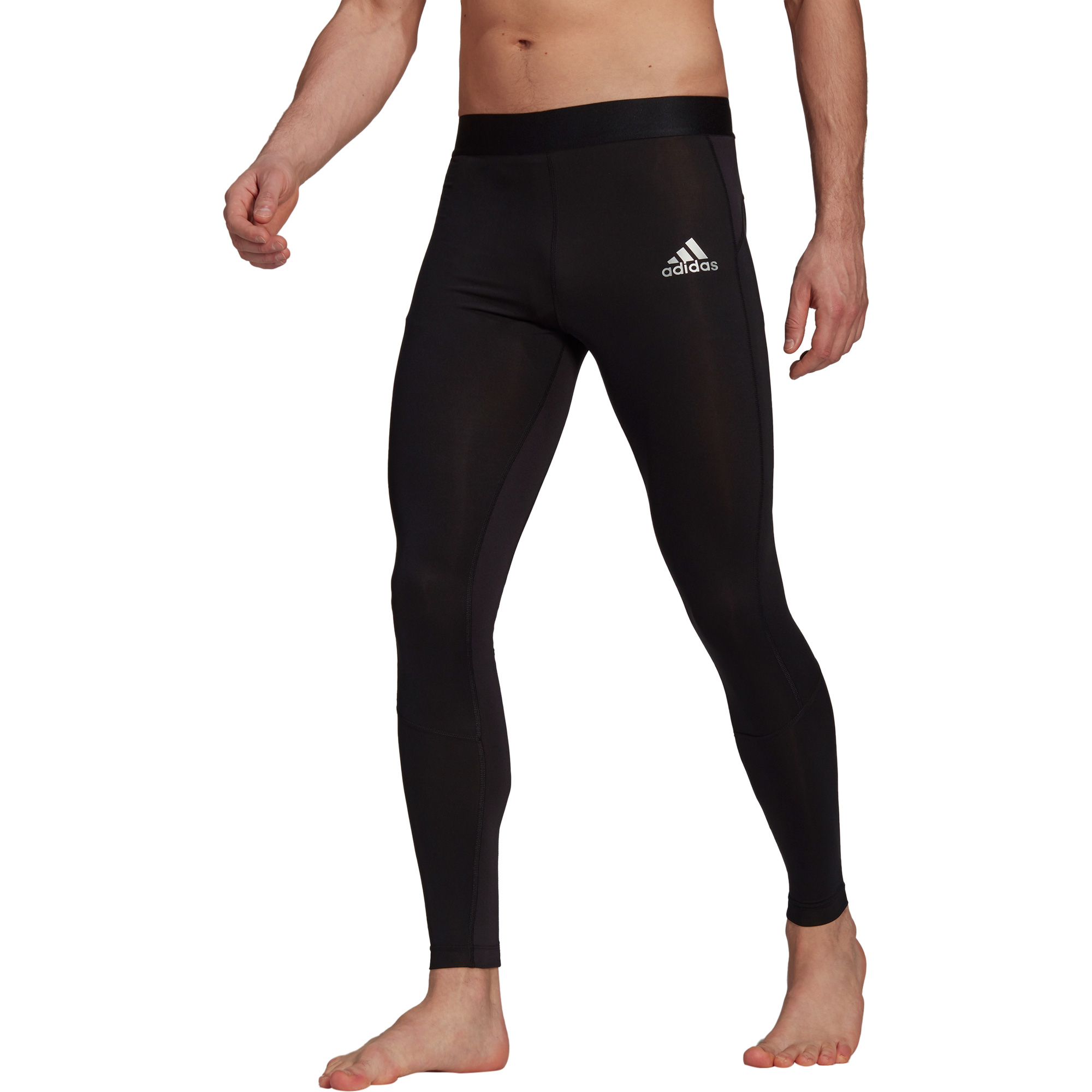 Techfit Tights Herren schwarz