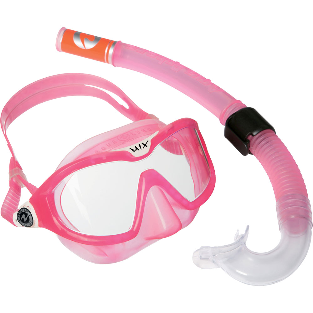 Mix Snorkeling Combo Kids pink white