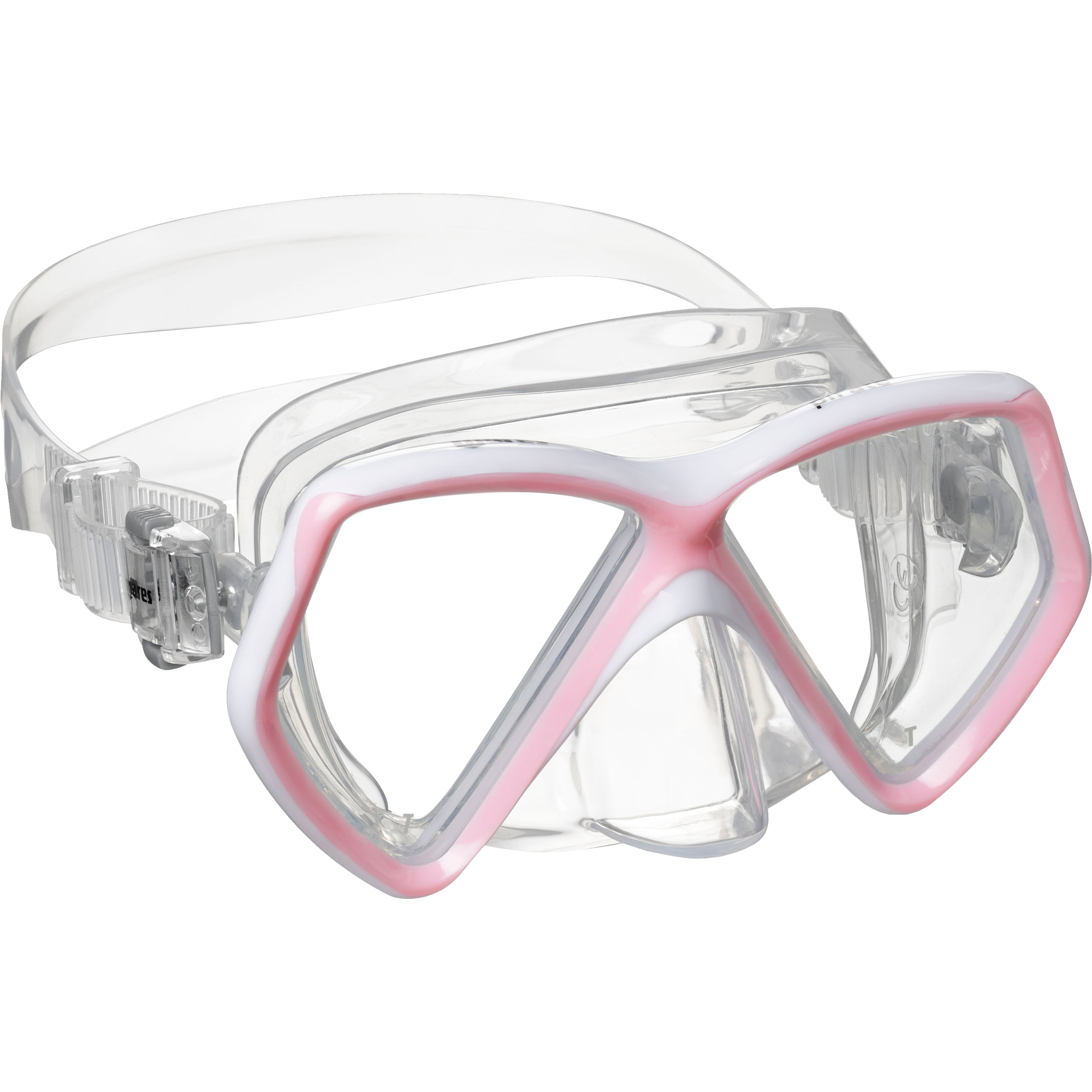 Pirate '10 Schorchelmaske Kinder pink white clear