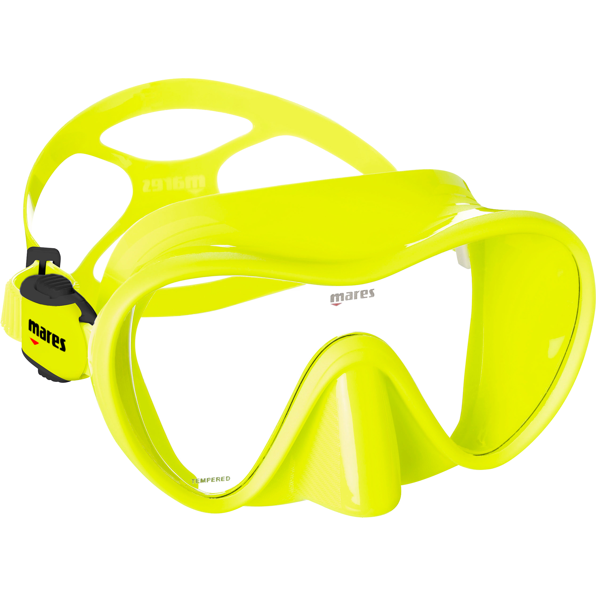 Tropical Diving Mask yellow fluo yellow