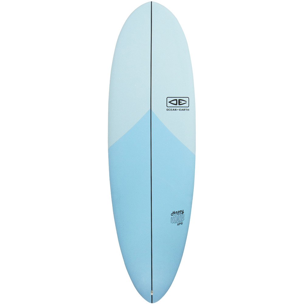 Happy Hour Epoxy Soft Surfboard 6'0'' skyblue