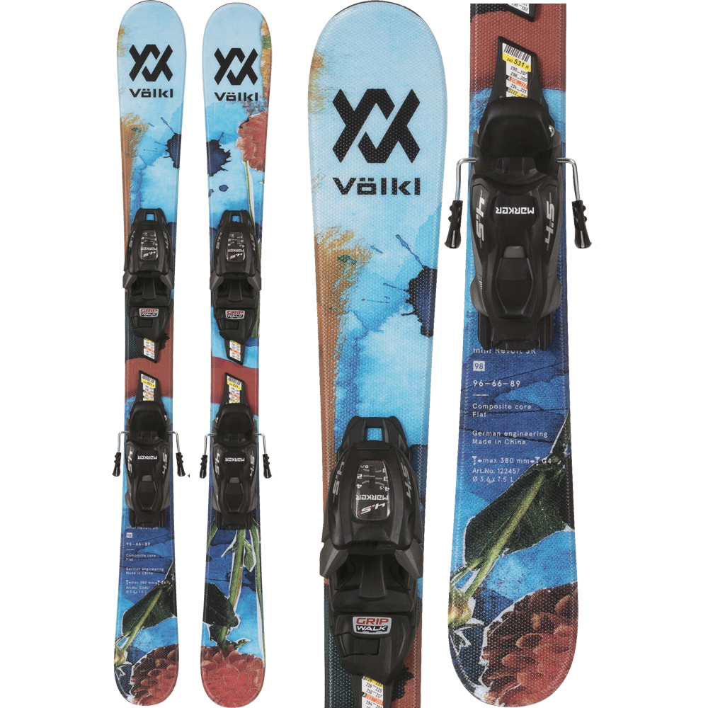 Mini Revolt JR 22/23 Kids Ski with Binding