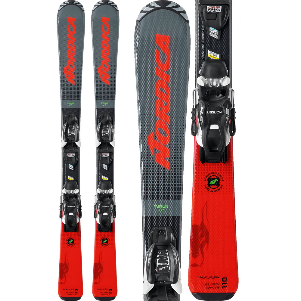 Team J R FDT 22/23 Kids Ski with Binding (120-140cm)