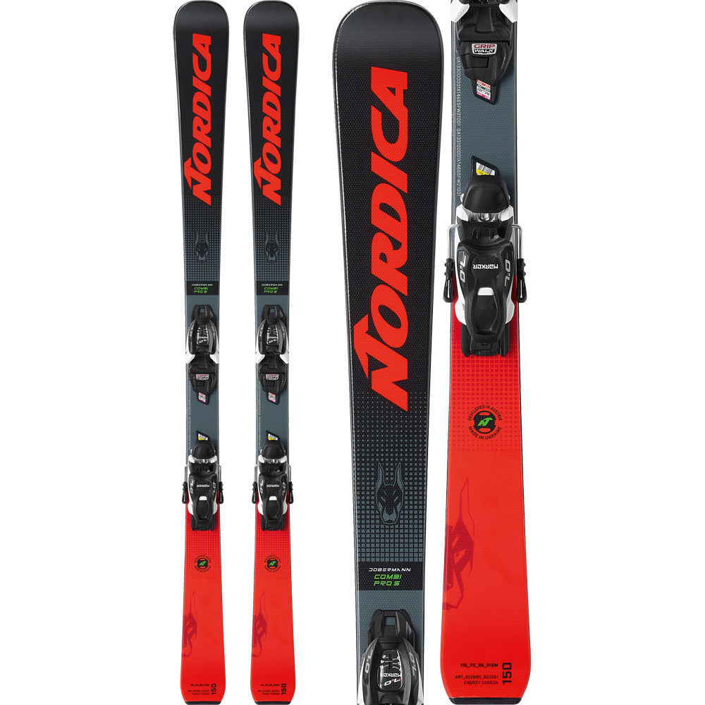 Dobermann Combi PRO S 22/23 Kids Ski with Binding (100-120cm)