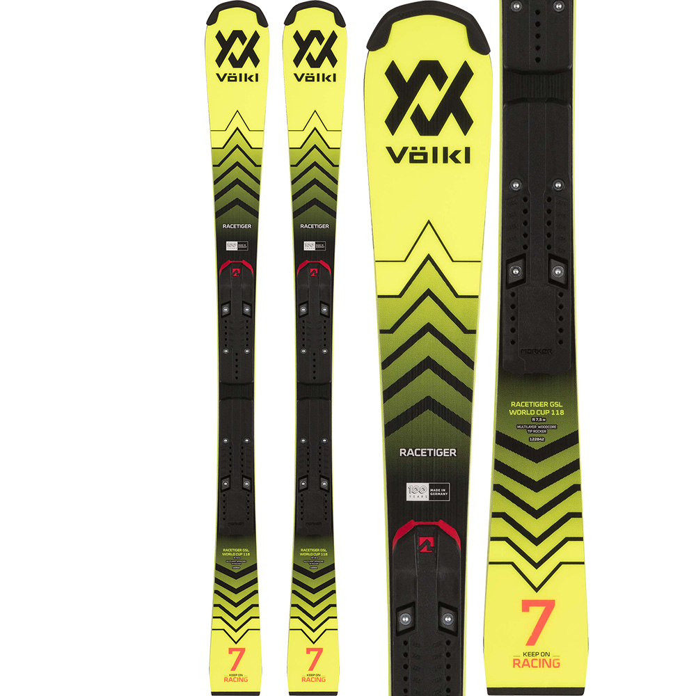 Racetiger GSL R Junior S 22/23 Kids Ski with Binding