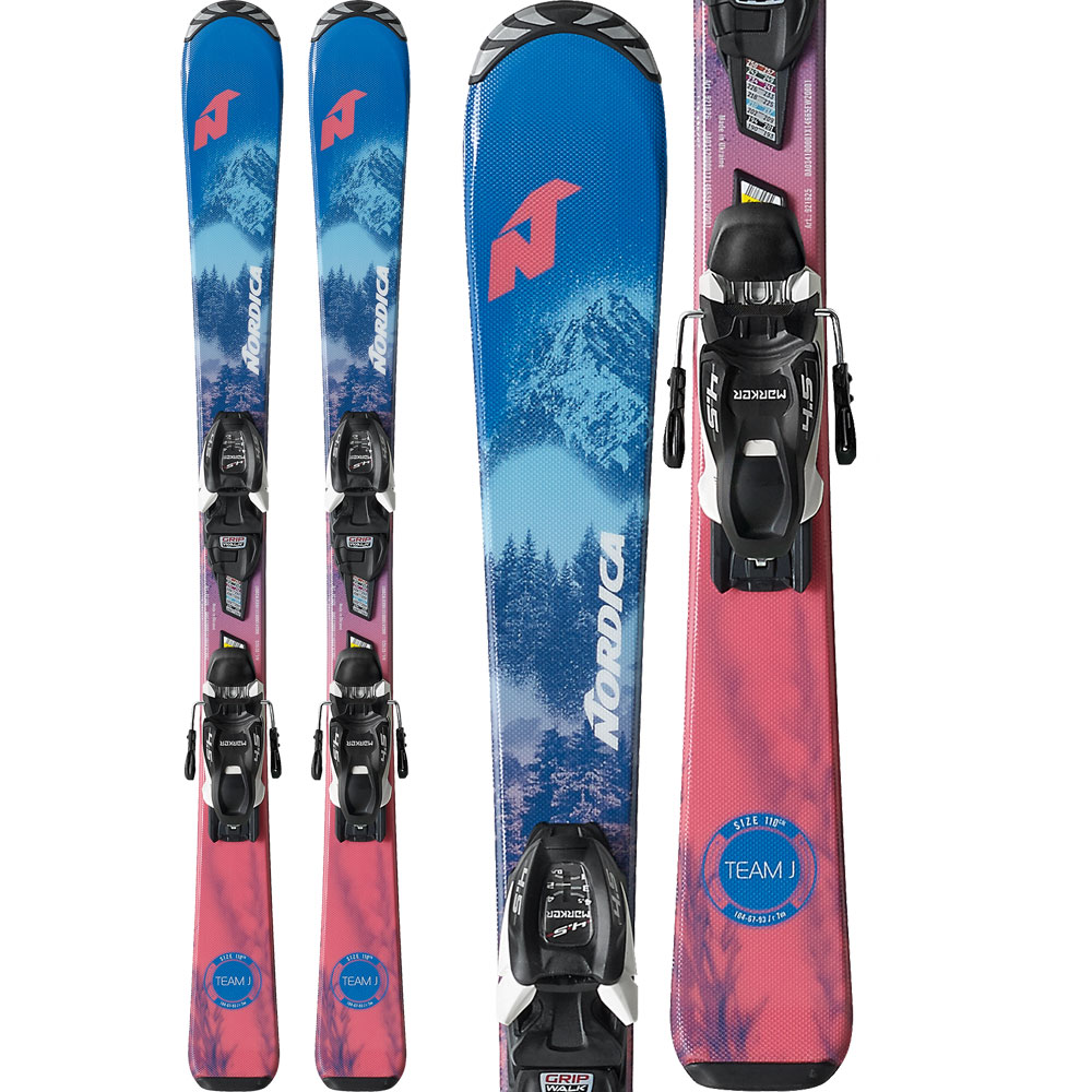 Team J FDT 21/22 Kids Ski with Binding (110-140cm)