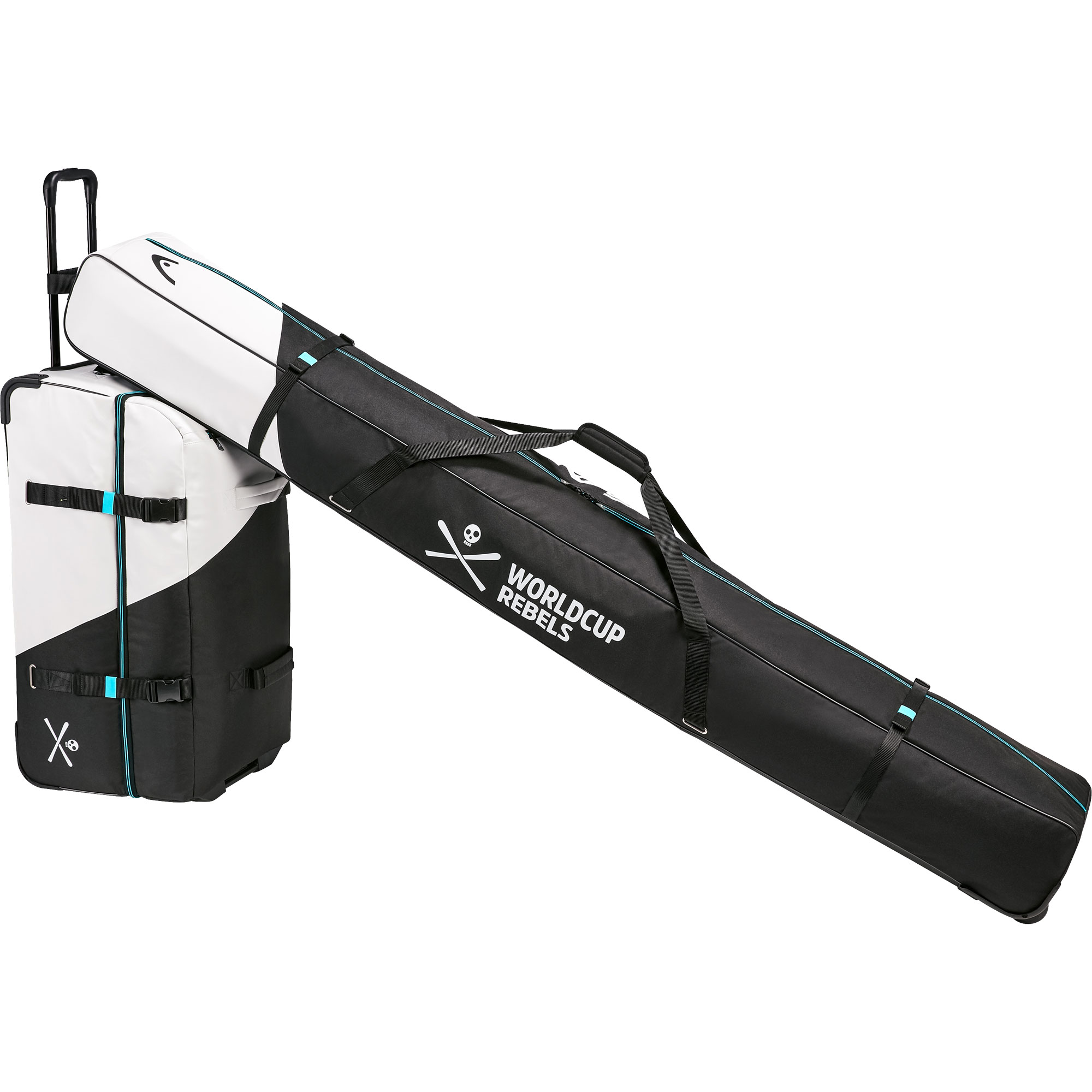 Rebels Double Skibag for 2 Pairs of Skis black