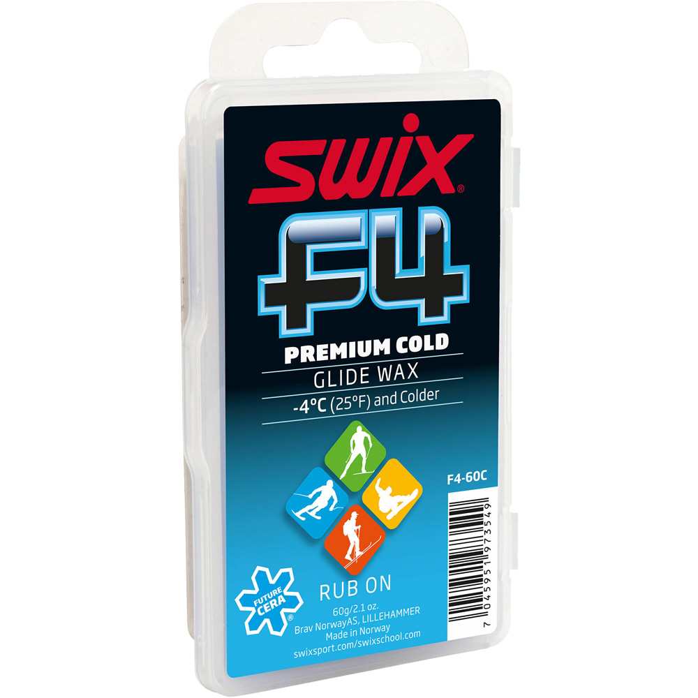 F4-60C-N F4 Cold Fluoro Free Premium Solid Glidewax with cork 60g