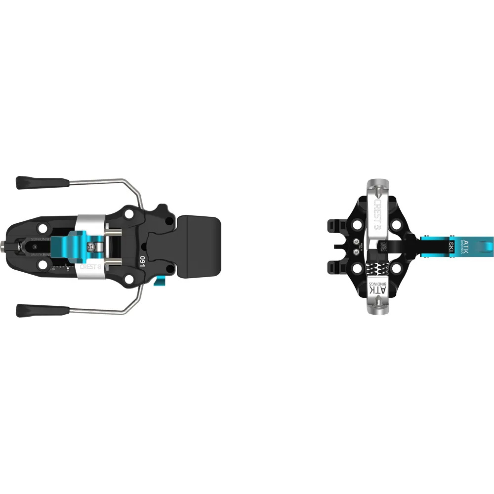 Crest 8 Touring Binding 86mm Brakes black light blue