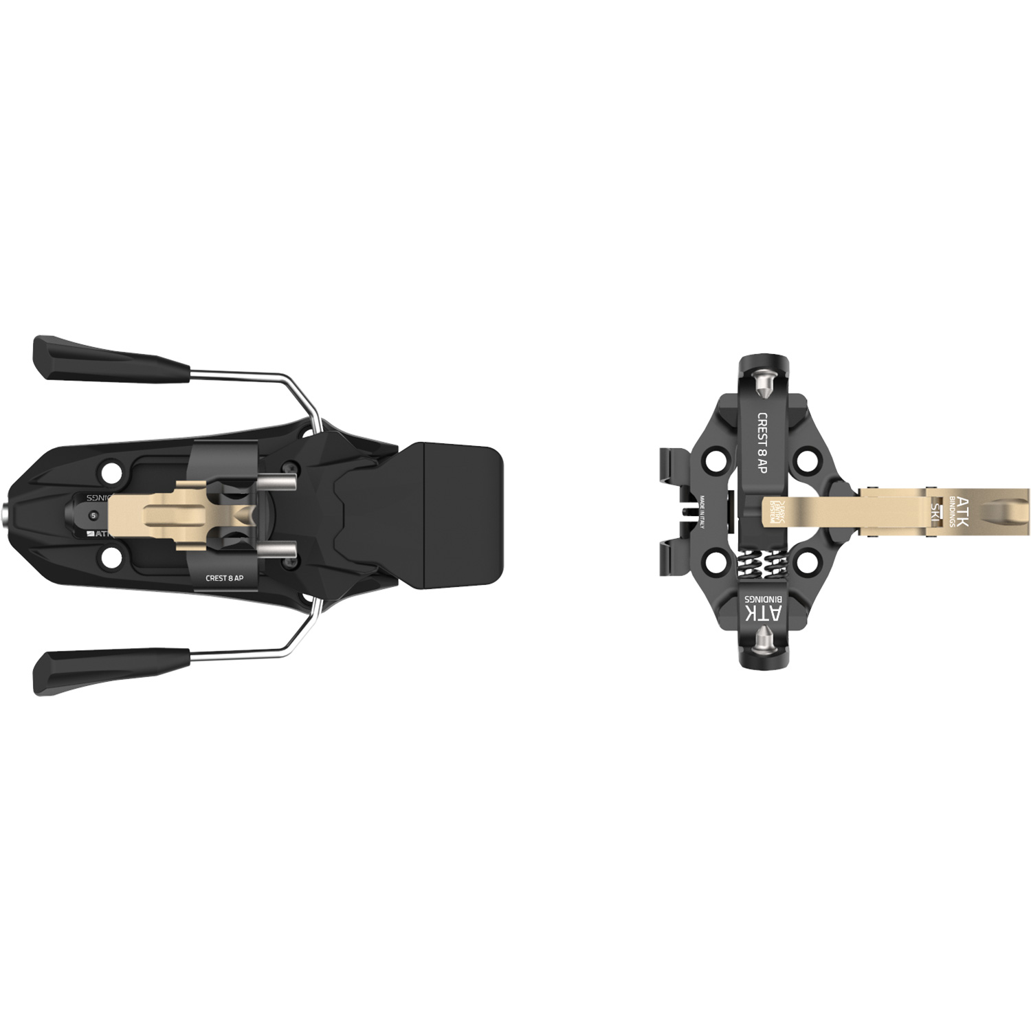 Crest 8 AP Touring Binding light bronze 91mm