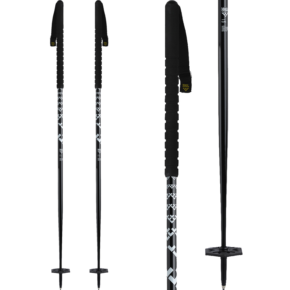 Furtis Alpine Ski Poles black