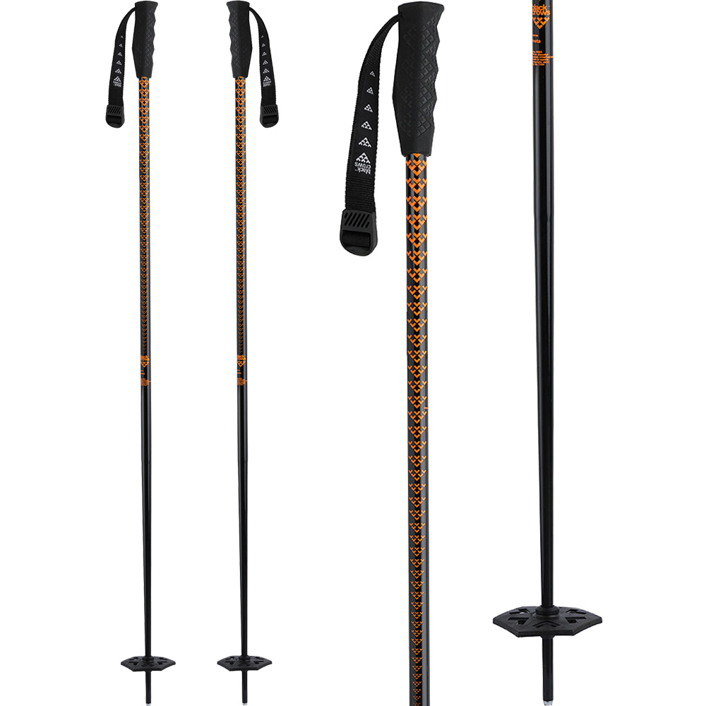 Meta Alpine Ski Poles black