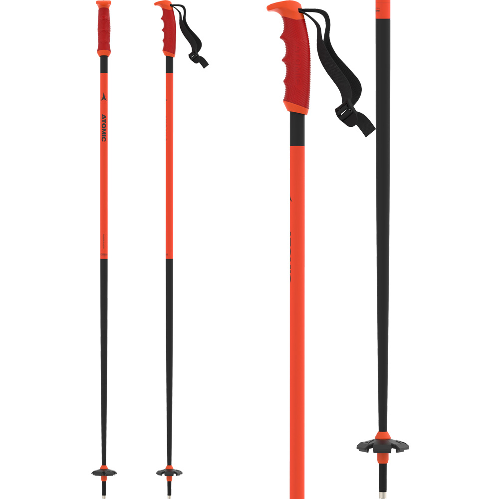 Redster Alpine Poles red