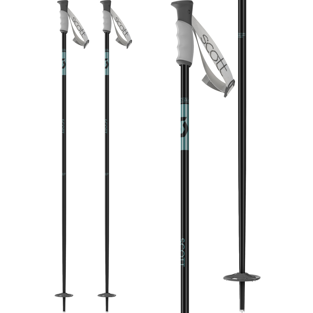 Kira Alpine Ski Poles black