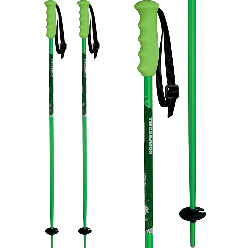 Evergreen Alpine Poles Kids green