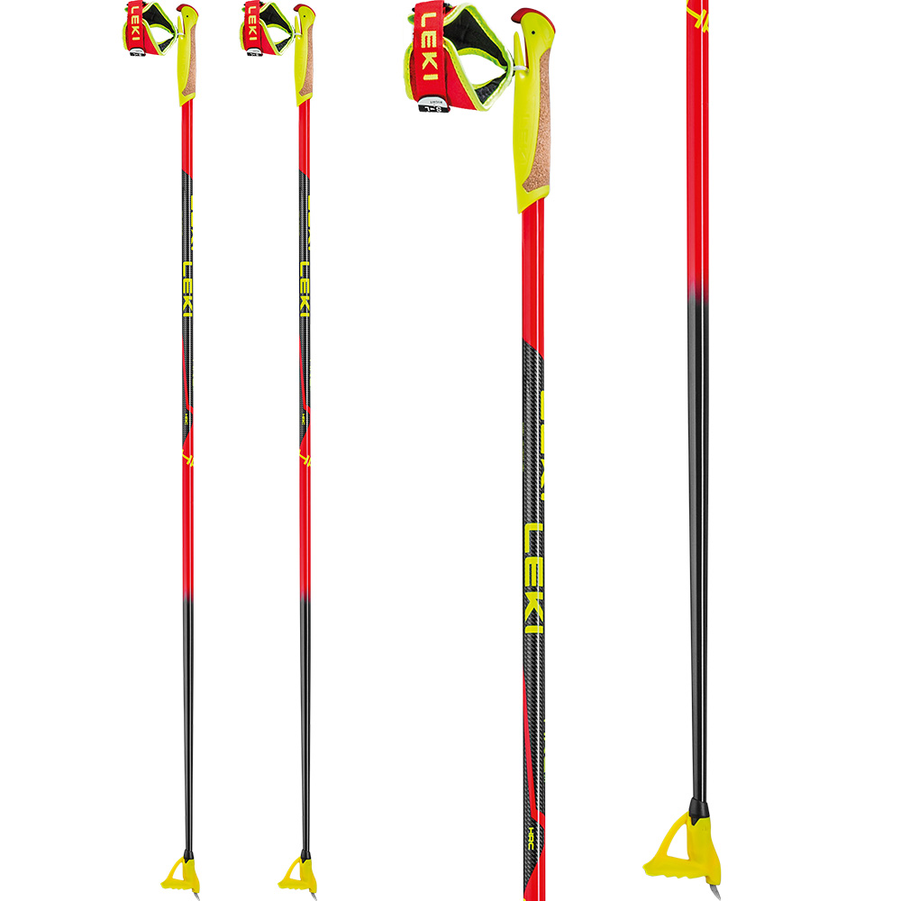 HRC Junior Cross Country Poles Kids bright red