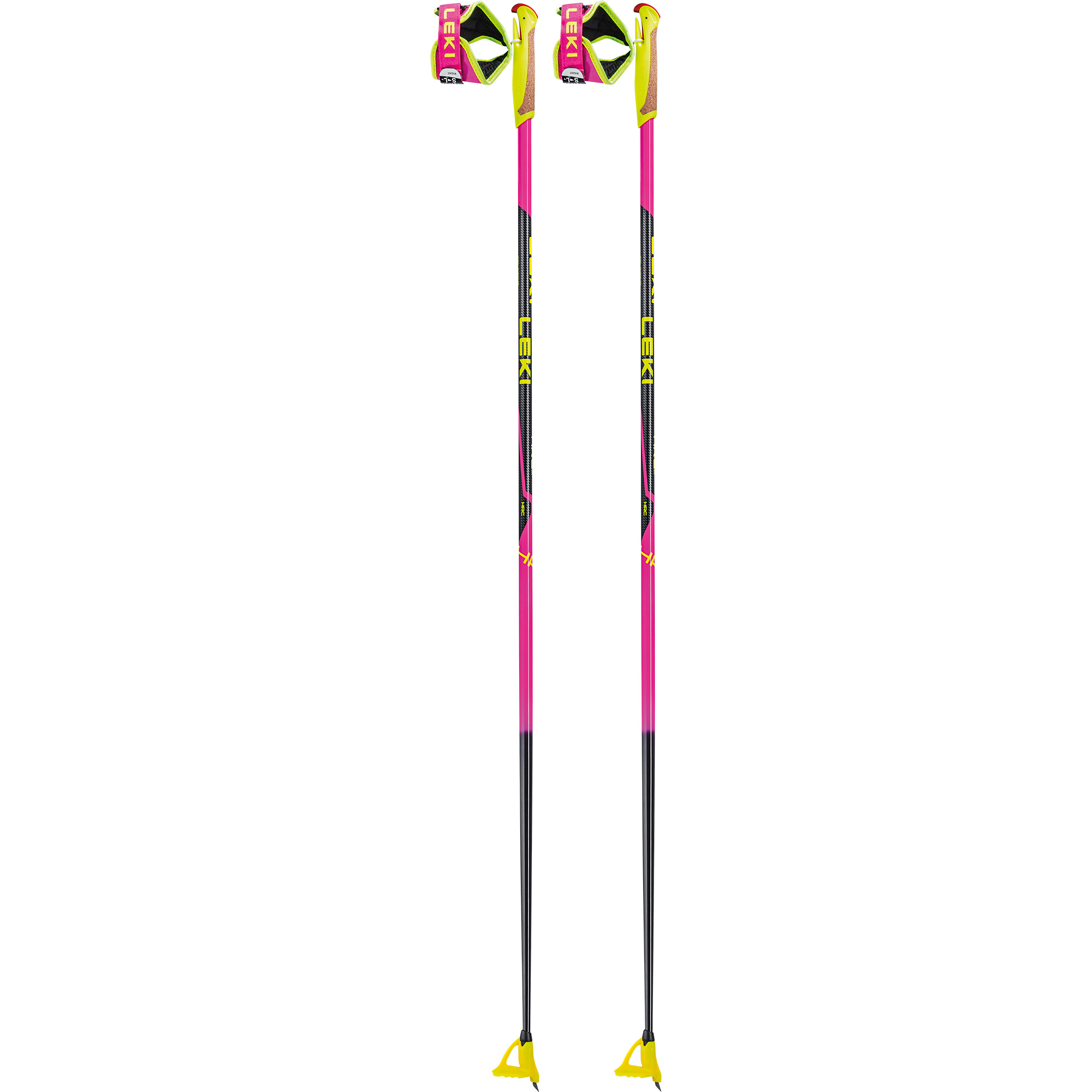 HRC Junior Cross Country Poles Kids neon pink